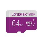 LONDISK 64GB Micro SD Card Class 10 UHS-I Micro SDXC Memory Card with SD Adapter, for HD Video Play/Mobile Phone/Camera (U1-64GB)