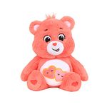 Care Bears - Cuddly 14" Stuffed Animal - Love-A-Lot Bear - Soft & Huggable! , Pink