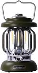 SILVERANT Camping Lantern Lights LED Lamp Type C Rechargeable, Emergency Light 8-130h Runtime for Power Outages, Outdoors Camping Lantern (Black)