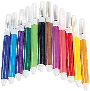 Fun Express 12 Mini Marker Sets For Kids (1 Dozen per set)