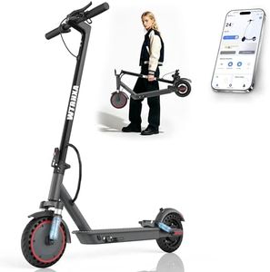 WTRHXA W3 Electric Scooter for Adults, Electric Scooter,E-Scooter with Suspension for Adults, 350W Motor, 19 Mph Speed, 16 Miles Ranges, 8.5" Solid Tire, Foldable E-Scooter Adults with Dual Braking