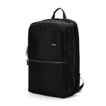 MOKOBARA The Kaleido Backpack, Water-Resistant 15.6" Laptop Bag with Luggage Sleeve for Work, Travel, and Daily Use - Suitable for Men and Women, Black (Crypto)