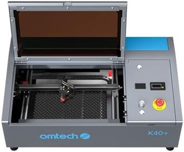 OMTech K40+ 40W CO2-Lasergravierer, 8"x12" Desktop-Lasergravurmaschine für den Heimgebrauch mit verstellbarem Laserkopf, 300 * 200mm （with Lightburn）