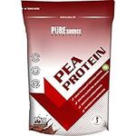 Pure Source Nutrition 100% Vegan Pea Protein Isolate 1KG / 1000g Chocolate Vegetarian Protein Powder Shake