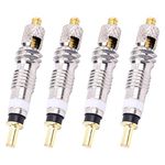 4pcs Presta Valve Cores,Replacement Bicycle Presta Valve Cores,Brass Valve Core Bike Kit Valve universal Valve Cores for Road Bike, Mountain Bicycles Presta Valve Core Replacement