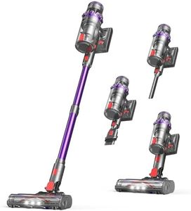 FEPPO Cordless Vacuum Cleaner, Powerful Stick Vacuum with 70Mins Runtime and Touch Screen, Self-Standing, Anti-Tangle Vacuum Cleaners for Home, Wireless Vacuum for Hardwood Floor/Carpet/Pet Hair