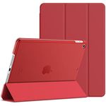 JETech Case for iPad (9.7-Inch, 2018/2017 Model, 6th/5th Generation), Smart Cover Auto Wake/Sleep (Red)