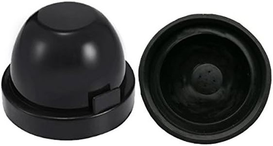 KOOMTOOM 75mm Rubber Housing Seal Dustcover Caps for LED Headlight Dust Cover for LED Bulb Kit,Pack of 2