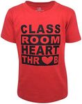 Unique Baby Boys Valentine's Day Classroom Heartthrob T-Shirt (3t) Red