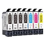 Cartridgeify 502XL Ink Cartridges Compatible with Epson 502 502XL Multipack (7er-Pack), for Expression Home XP-5100 XP-5105 XP-5150 XP-5155, Workforce WF-2860 WF-2865 WF-2880 WF-2885 DWF