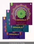 Mandala Art Colouring Book for Adults | Coloring, Drawing, Painting and Practice Books with Tear Out Sheets for Artwork | DIY Acitvity Books | Frame After Colouring - Set of 3