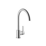 Kohler Atom Swivel Kitchen Tap, Brass, Polished Chrome