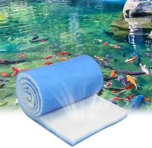 GourragePro Classic Koi Pond Filter Pad Media-12"x144"Thicker Reusable Replacement Washable Pad,Fish Pond Filter Material for Koi Outdoor Ponds Aquarium