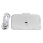 USB Wet Wipe Heater, Portable Constant Temperature Baby Wipes Warmer for Car Home Travel Quick Heat 104°F Top-Down Warming Universal Size Wipe Dispenser for Baby Care & Makeup Removal (White)