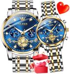 OLEVS Couple Watch His and Her Watc