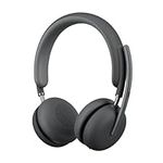 Logitech Zone Wireless 2 Premium Noise Canceling Headset with Hybrid ANC, Bluetooth, USB-C, USB-A, Certified for Microsoft Teams and Fast Pair, Graphite