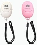 Phone Camera Remote Control(2 Pack) for Photos & Videos, Wireless Camera Remote Shutter Clicker Compatible with iPhone/Android Phone/iPad/Tablets with Adjustable Wrist Strap