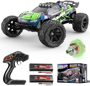 1:10 Big Rc Cars 18-Inch,Fast Remote Control Car Trucks,45+KM/H RC Off-Road Electric Truck, Includes 2 Rechargeable 2600mAh Batteries, Rc Cars for Adults & Boys