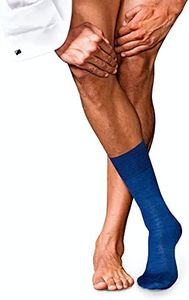 FALKE, Men's, No. 6 Wool Silk Socks, Royal Blue, 45-46 (US 11-12)