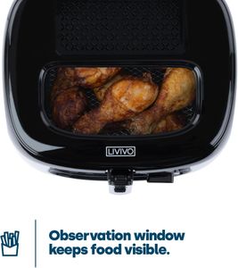 LIVIVO 2.5L Deep Fat Fryer – Stainless Steel Electric Fryer