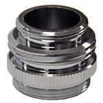 Danco 15/16-Inch-27M/5/64-Inch-27F X 3/4-Inch GHTM or 55/64-Inch-27M Chrome Multi Thread Garden Hose Aerator Adapter