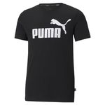 PUMA Boy's Ess Logo Tee B Tee, Puma Black., 15-16 Years