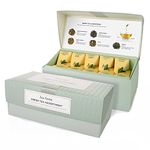 Tea Forte Presentation Box Sampler with 20 Handcrafted Pyramid Tea Infusers - Green Tea Assortment