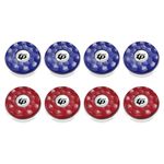 TORPSPORTS B072K1PB82 Dia.58mm 2-1/4'' Shuffleboard Pucks, Set of 8 Blue/Red