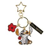 Enesco Disney Britto Midas Mickey Mouse Holding Flowers Keychain, 5.5 Inch, Multicolor, Multicolor, 5.5 Inches