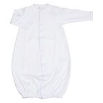 Kissy Kissy - Basic Converter Gown - White Blue-Newborn