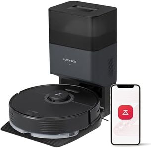 roborock Q7 Max+ Robot Vacuum and Mop with Auto-Empty Dock Pure, Hands-Free Cleaning for up to 7 Weeks, APP-Controlled Mopping, 4200Pa Suction, No-Mop&No-Go Zones, 180mins Runtime, Works with Alexa