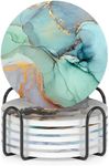 Sigowal Coasters Set of 6, Round Ab