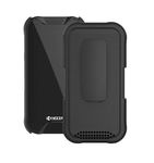 Kyocera DuraForce PRO 2 E6900 Series (E6910) Shell Case with Holster and Belt Clip Combo by Wireless ProTECH