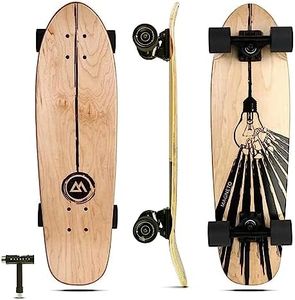 Magneto Complete Skateboard | 27.5" x 7.5" | 6-Layer Canadian Maple Double Kick Concave Deck | Skateboard Cruiser Skateboard for Kids, Boys, Girls, Beginners, Teens & Adults