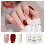 Bolt Bee Gel Nail Polish Set, Long-Lasting, High-Shine Colors, Chip-Resistant Formula, 15ml (LuxeGlow, 15ml)