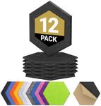 12 Pack Hexagon Acoustic Panels Sel