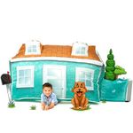 AIR FORT The Original Air Fort Build A Fort In 30 Seconds, Inflatable Fort For Kids (Cabin), Fort Theme, Multicolor