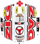 WOW Sports WOW World of Watersports Zig Zag 1 or 2 Person Inflatable Towable Steerable Tube for Boating, 12-1050