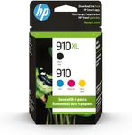 HP 910 / 910XL (3JB41AN) Ink Cartridges (Cyan Magenta Yellow Black) 4-Pack in Retail Packaging