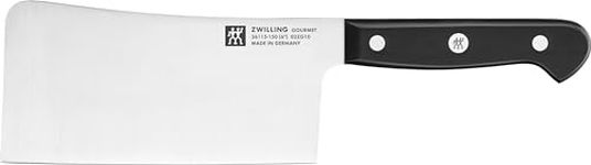 ZWILLING Gourmet Cleaver, 15 cm, Special Stainless Steel, Ergonomic Plastic Handle, Black - Made in Germany