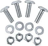 Custom Accessories 93367 Stainless Steel Standard License Plate Fastener