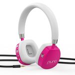 Puro Sound Labs PuroQuiet Plus Volume Limited On-Ear Active Noise Cancelling Bluetooth Headphones for Kids with Built-in Microphone–Safer Sound Studio-Grade Quality (Pink)