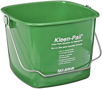 Carlisle FoodService Products San Jamar KP256GN Kleen-Pail Commercial Cleaning Bucket, 8 Quart, Green