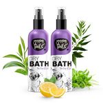 Wagging Tails Dry Bath Waterless Shampoo for Pets - 200ml - Pack of 2 | Fresh Natural Fragrance with Deep Cleansing for Grooming and Bathing for Dogs and Cats | Dry bath waterless shampoo