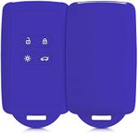 kwmobile Key Cover Compatible with Renault - Baltic Blue