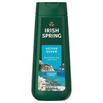 Irish Spring Mens Body Wash, Active Scrub Exfoliating Body Wash, Exfoliates, Cleans Body, Hands, and Face, Made with Biodegradable Cleansing Ingredients, 20 Oz 591 ml (Product Of USA)