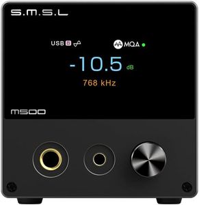 SMSL M500 MKIII MQA-CD Decoder ES9038PRO D/A Chip XU316 32bit 768kHz DSD512 Bluetooth Audio DAC Headphone Amplifier