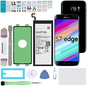 UooFide Battery Replacement for Samsung Galaxy S7 Edge SM-G935 All Carriers (Not for SM-G930), EB-BG935ABA EB-BG935ABE Battery with Installation Manual + Repair Tool Set