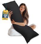 Utopia Bedding Full Body Pillow for Adults (Black, 20 x 54 Inch), Long Pillow for Sleeping, Large Pillow Insert for Side Sleepers