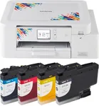 Brother Sublimation Printer with Artspira Bundle with and 4-Color Sublimation Ink Cartridge Set (6 items)